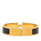 Hermes Click PM Bracelet Gold Black Plated Enamel — view 3