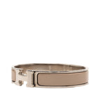 Hermes Click PM Bracelet Silver Gray Metal Enamel — view 2