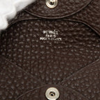 Hermes Bastia Coin Purse Havana Brown Taurillon Clemence — view 5