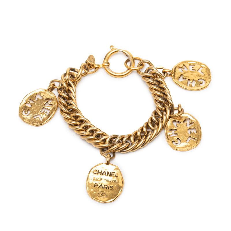 Chanel Logo CC 31 Rue Cambon Paris Bracelet Gold Plated — view 2