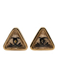 Chanel CC Logo Triangle Earrings 00c Plated