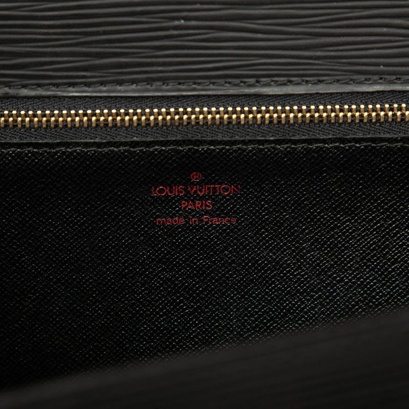 Louis Vuitton Epi Monceau Handbag Noir Black Leather — view 5