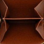 Louis Vuitton Monogram Compact Zip Bifold Wallet Brown Leather — view 5