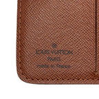 Louis Vuitton Monogram Compact Zip Bifold Wallet Brown Leather — view 6