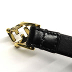 Fendi FF Diamond Belt 1.5 cm Black Cles — view 5