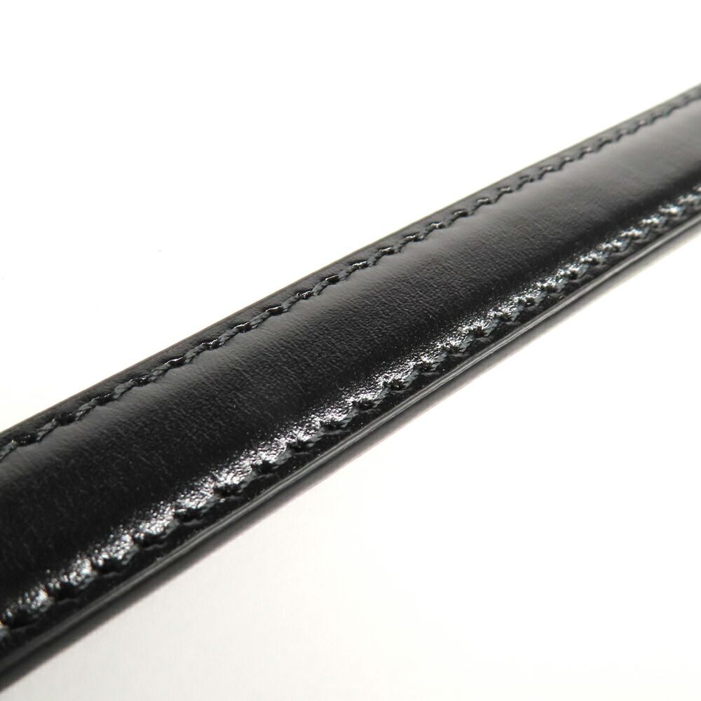 Fendi FF Diamond Belt 1.5 cm Black Cles — view 7