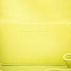 Bottega Veneta Beak Small Triangle Flap Shoulder Bag Neon Yellow Leather — view 5