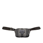 Louis Vuitton Monogram Stripe Eclipse Modular Sling Belt Bag Cross Black Gray