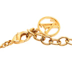 Louis Vuitton Bracelet Essential Lou Gold Plated Faux Pearl — view 6
