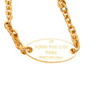 Louis Vuitton Bracelet Essential Lou Gold Plated Faux Pearl — view 7