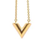Louis Vuitton Essential Necklace Gold Pink Plated — view 2