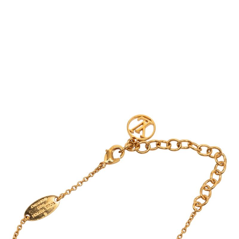 Louis Vuitton Essential Necklace Gold Pink Plated — view 4