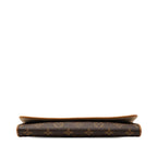 Louis Vuitton Monogram Pochette Twin GM Crossbody Shoulder Bag Brown Leather — view 3