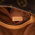Louis Vuitton Monogram Mini Looping Shoulder Bag Brown Leather — view 6