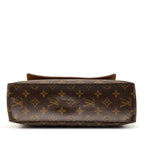 Louis Vuitton Monogram Mini Looping Shoulder Bag Brown Leather — view 3