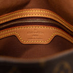 Louis Vuitton Monogram Mini Looping Shoulder Bag Brown Leather — view 5