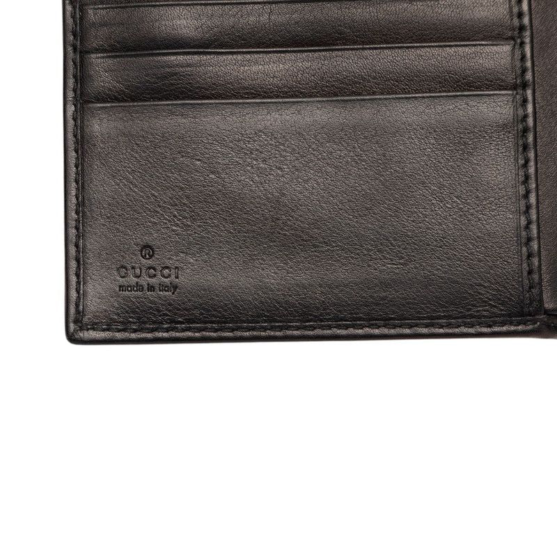 Gucci Bifold Wallet Black Leather — view 6
