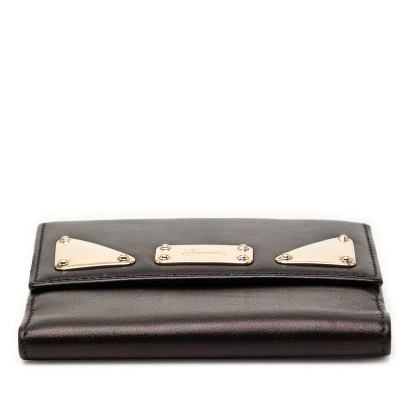 Gucci Bifold Wallet Black Leather — view 3