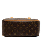Louis Vuitton Monogram Cite MM Shoulder Bag Brown Leather — view 3
