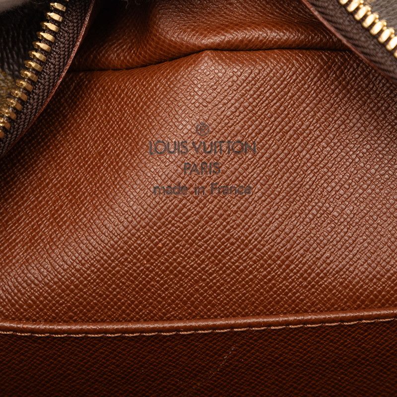 Louis Vuitton Monogram Cite MM Shoulder Bag Brown Leather — view 6