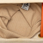 Hermes Aline PM Shoulder Bag Beige Orange Toilet Blanc Leather — view 5
