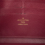 Louis Vuitton Monogram Empreinte Zippy Wallet Zip Around Leather Purple — view 5