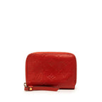 Louis Vuitton Monogram Empreinte Compact Bifold Wallet Orian Red Leather