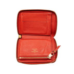 Louis Vuitton Monogram Empreinte Compact Bifold Wallet Orian Red Leather — view 4