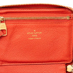Louis Vuitton Monogram Empreinte Compact Bifold Wallet Orian Red Leather — view 6