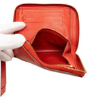 Louis Vuitton Monogram Empreinte Compact Bifold Wallet Orian Red Leather — view 5