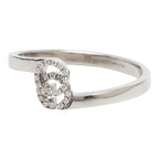 Gucci GG Running Ring 18k White Gold Diamond 18k