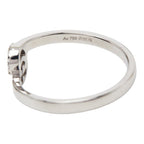 Gucci GG Running Ring 18k White Gold Diamond 18k