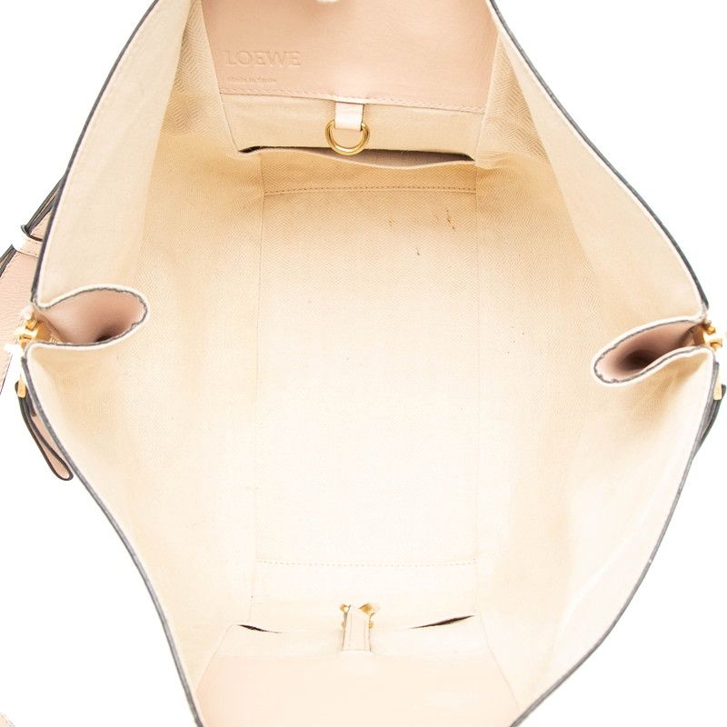 Loewe Hammock Small 2-Way Shoulder Bag Pink Beige Leather — view 4