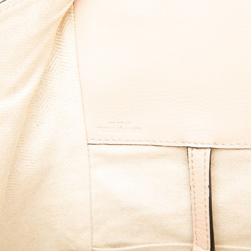 Loewe Hammock Small 2-Way Shoulder Bag Pink Beige Leather — view 6