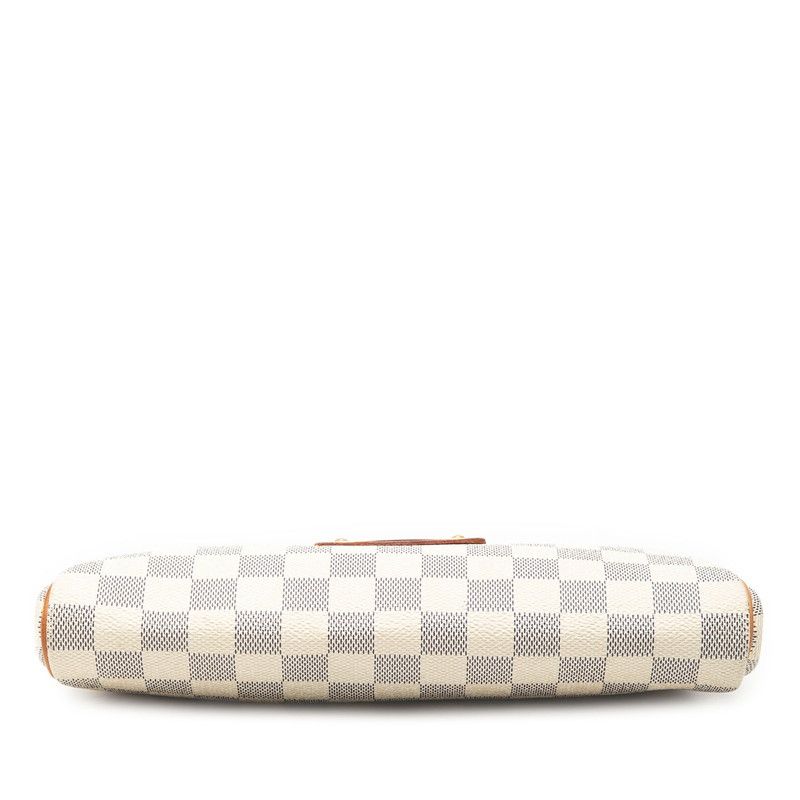 Louis Vuitton Damier Azur 2-Way Shoulder Bag White Leather — view 3
