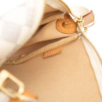 Louis Vuitton Damier Azur 2-Way Shoulder Bag White Leather — view 6