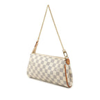 Louis Vuitton Damier Azur 2-Way Shoulder Bag White Leather — view 2