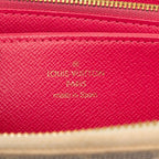 Louis Vuitton Damier Azur Zippy Wallet Studs Zip Around White Pink — view 7