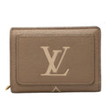 Louis Vuitton Monogram Empreinte Porte Feuille Bicolor Bifold Wallet Tourterelle
