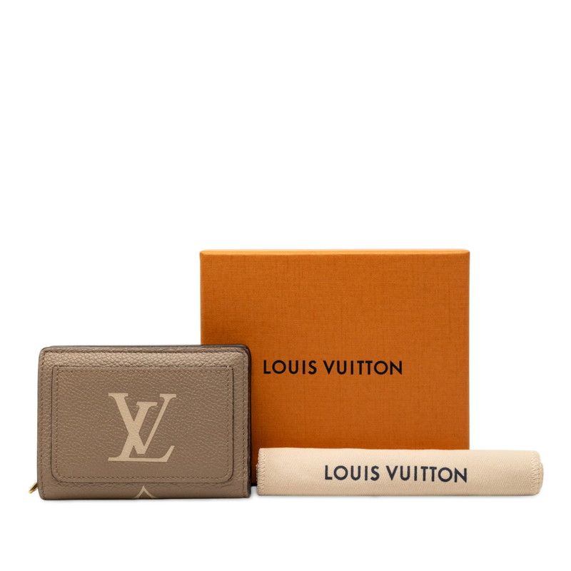 Louis Vuitton Monogram Empreinte Porte Feuille Bicolor Bifold Wallet Tourterelle — view 7