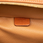 Celine Macadam Handbag Vanity Bag Brown Leather — view 5