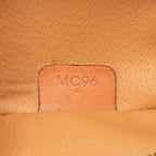 Celine Macadam Handbag Vanity Bag Brown Leather — view 6