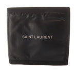 Saint Laurent Paris Nuxx East West Wallet Bifold Nylon Black