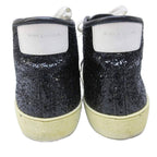 Saint Laurent Paris Eddie Era SL Glitter High Cut Sneakers Lame Contrast — view 3
