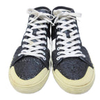Saint Laurent Paris Eddie Era SL Glitter High Cut Sneakers Lame Contrast — view 4