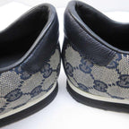 Gucci Sherry Line GG Canvas Sneakers Contrast Leather 42 Beige Navy — view 8