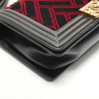 Chanel Shoulder Bag Velour — view 5