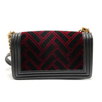 Chanel Shoulder Bag Velour — view 2