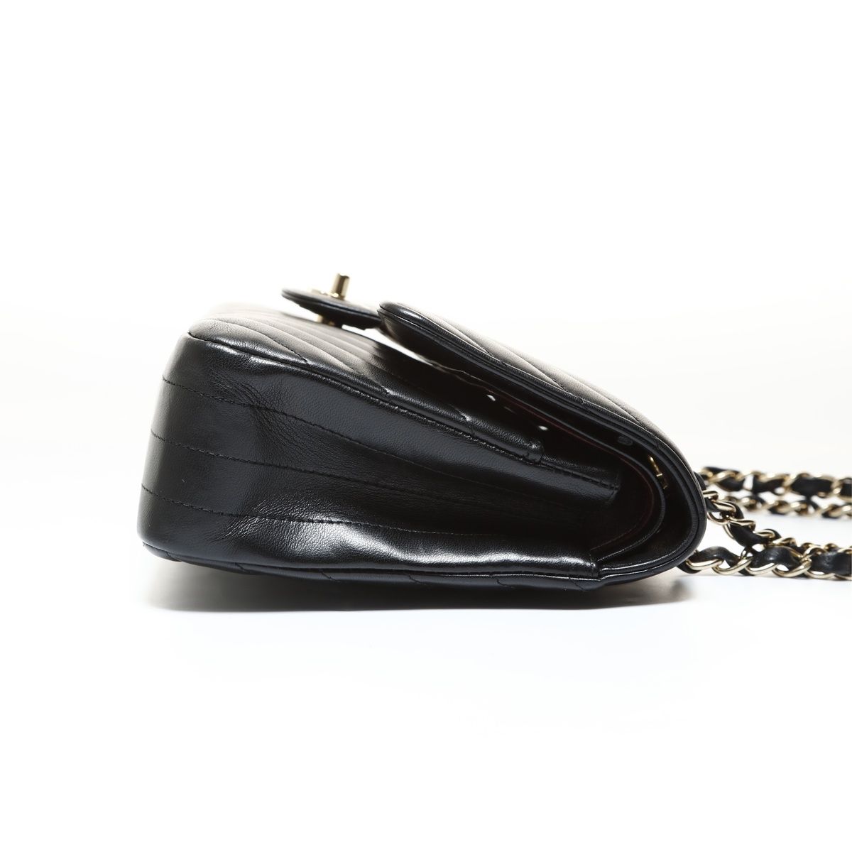 Chanel Shoulder Bag Chez Blanc CC Logo Double Flap — view 4
