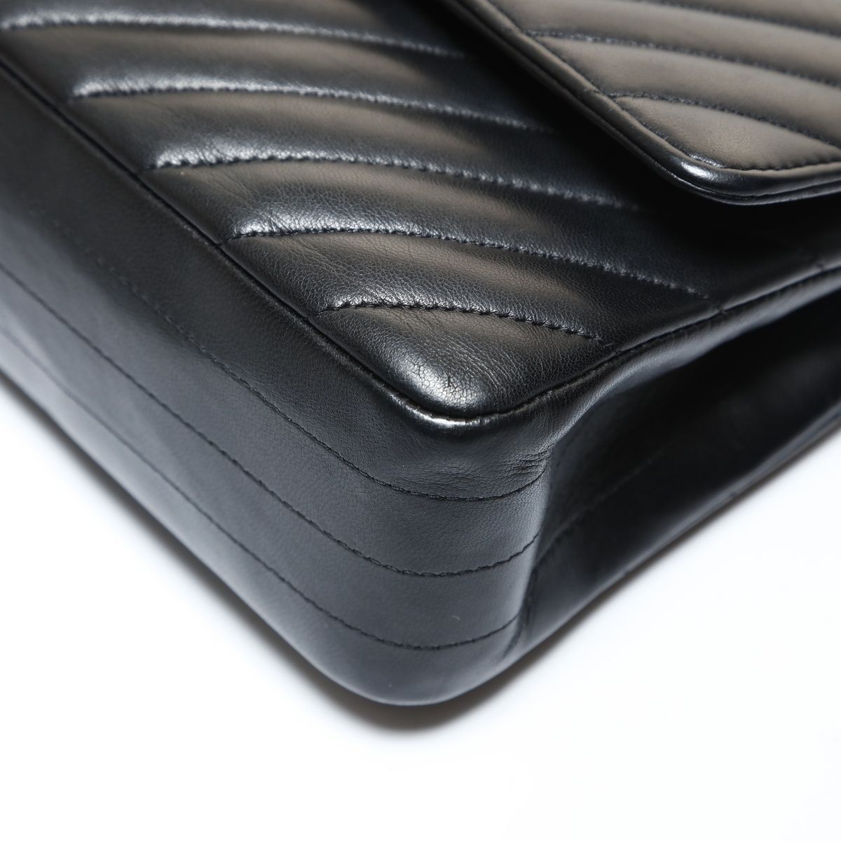 Chanel Shoulder Bag Chez Blanc CC Logo Double Flap — view 6